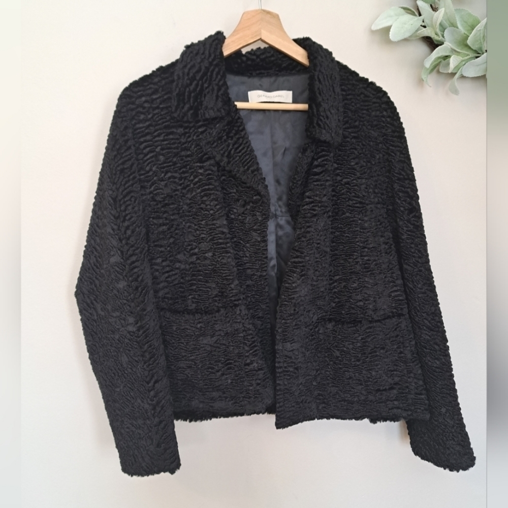 GERARD Darel Black Faux Fur Jacket